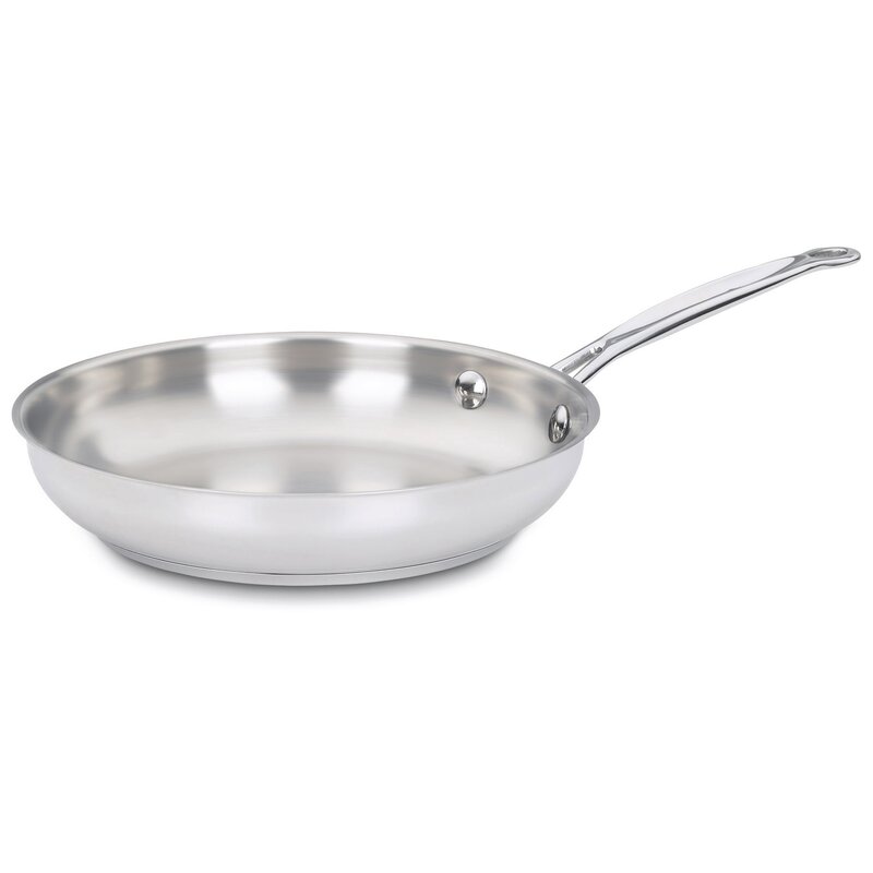Cuisinart Stainless Steel Frying Pan & Reviews | Wayfair Cuisinart Frying Pan Stainless Steel